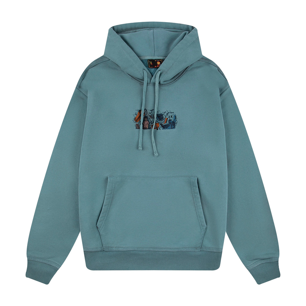 "super kid" Hoodie blue