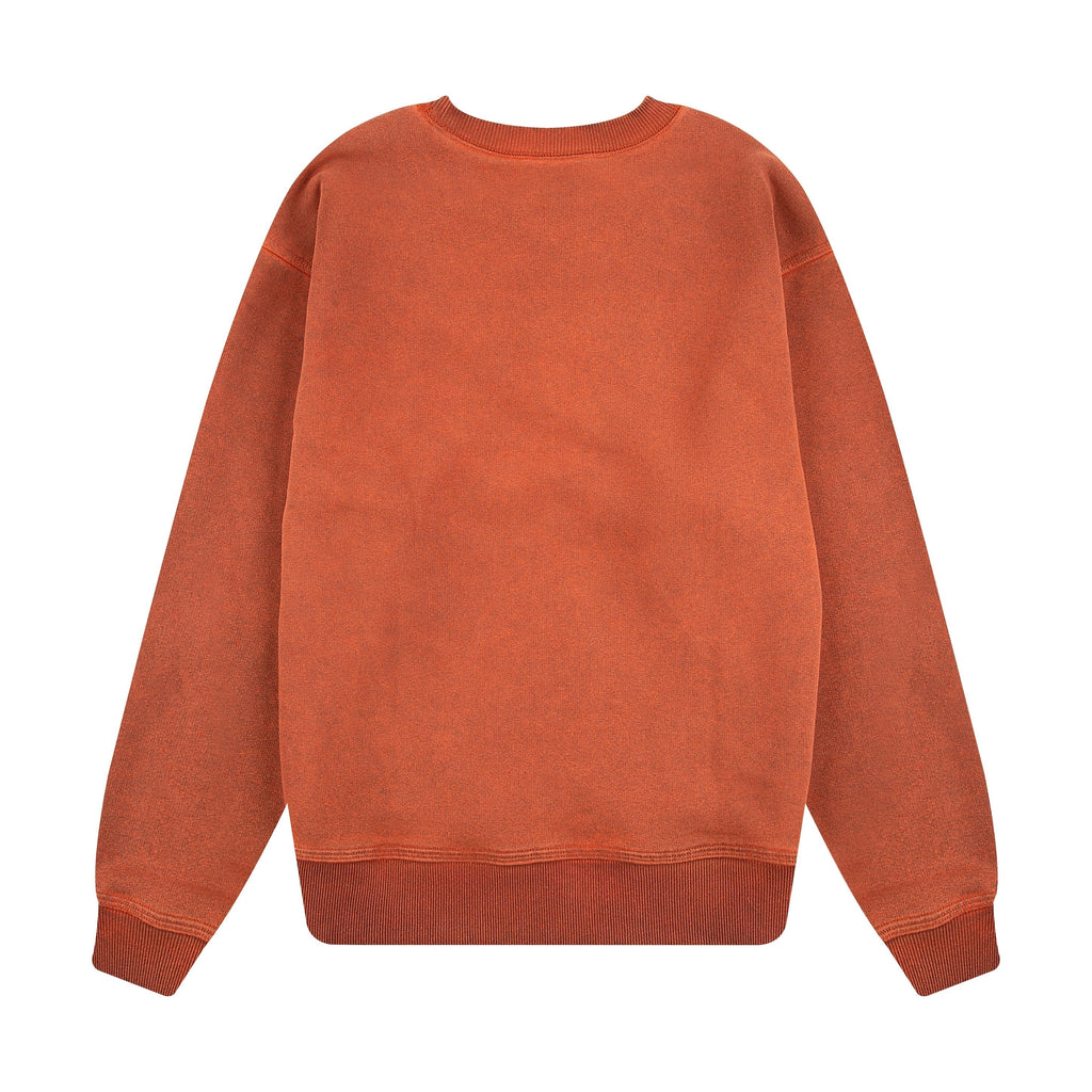 "super kid" crewneck orange
