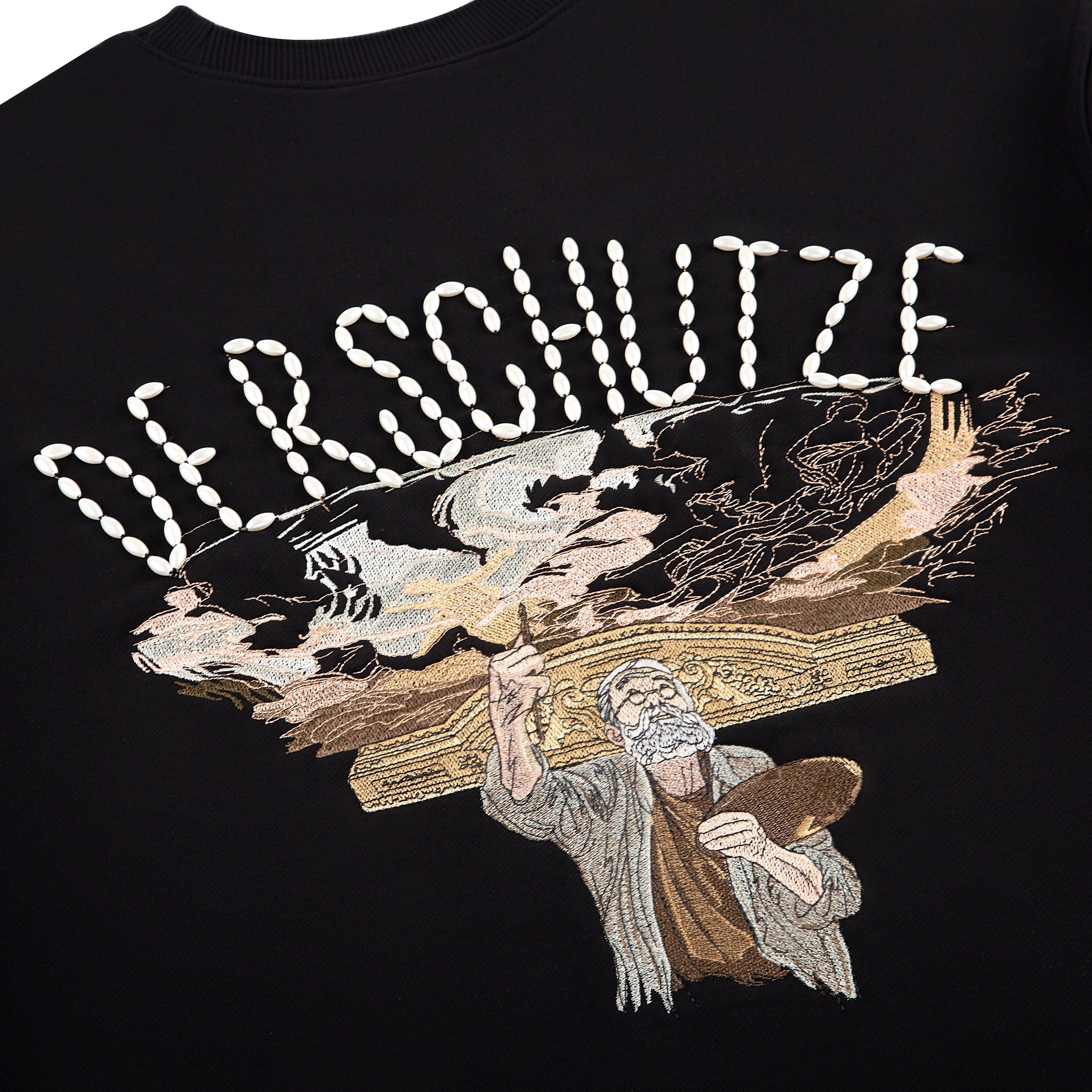 "awakening" Crewneck black 01