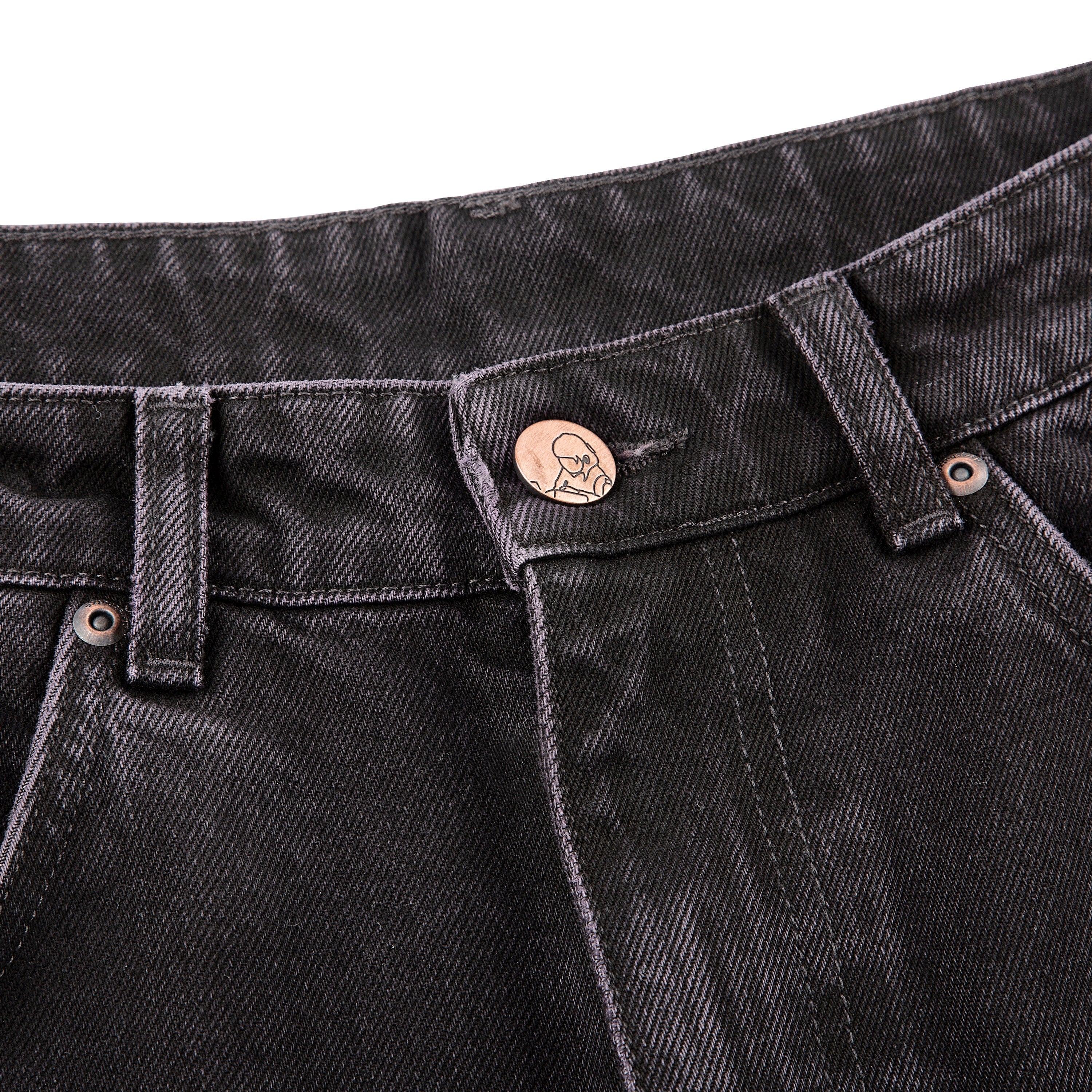 "awakening" Jorts purple tint