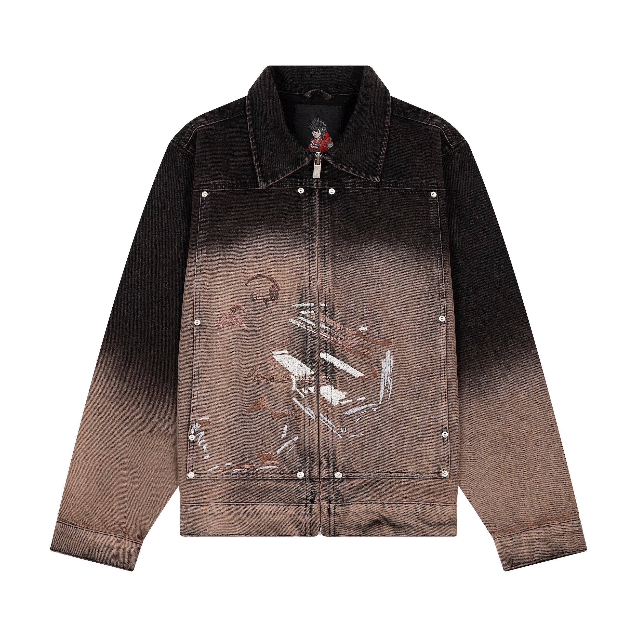 "jazz v2" denim Jacket black