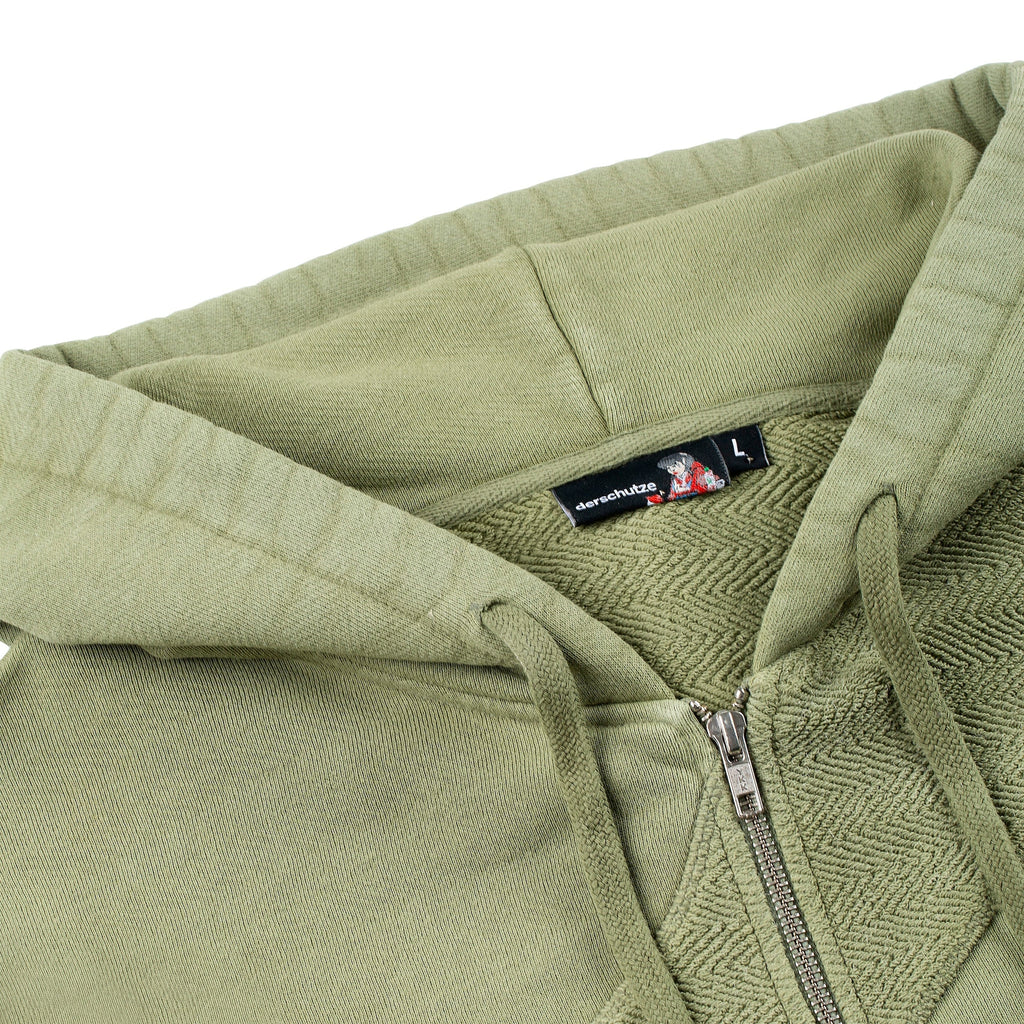 "lotus" Zip Up green