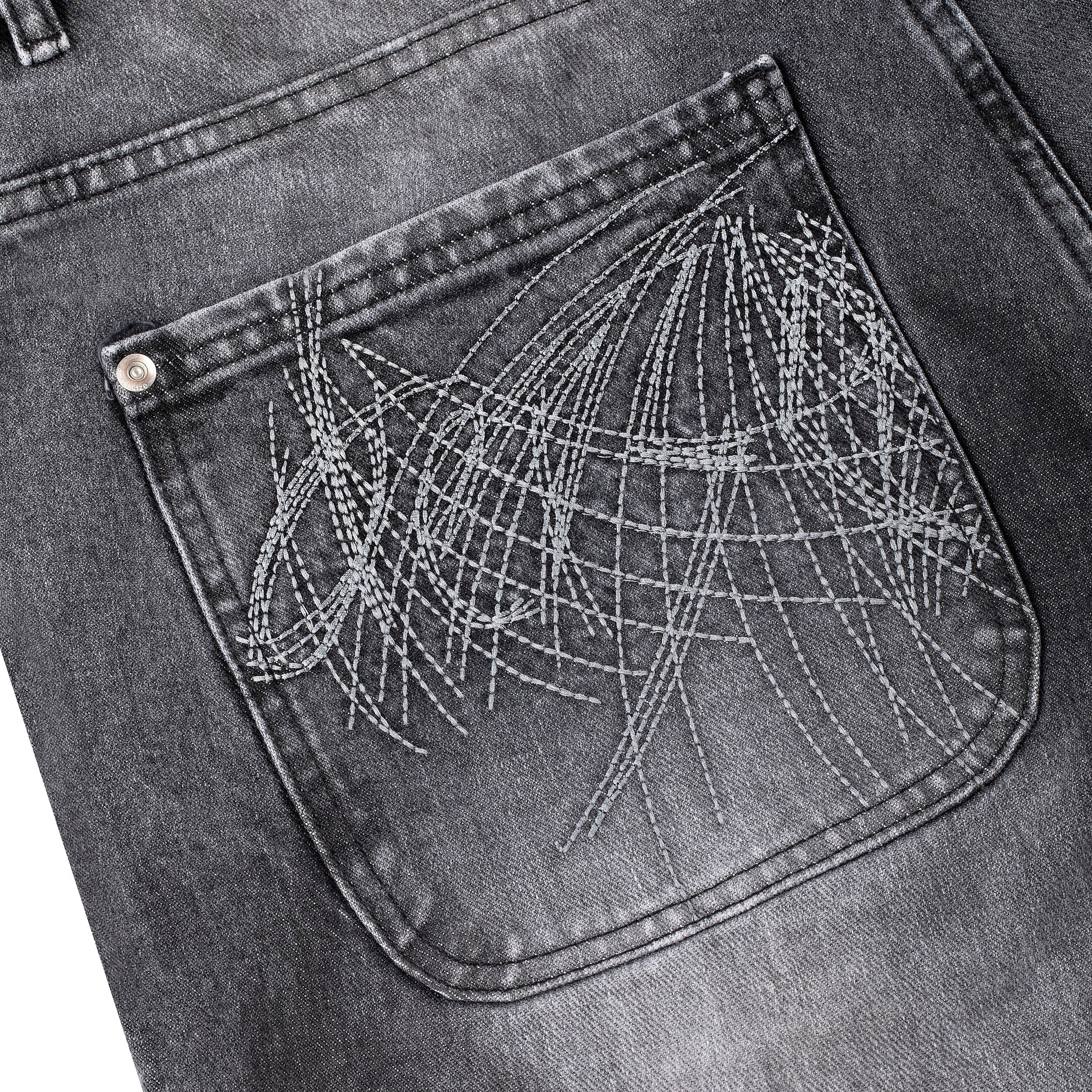 "sashiko v2" denim grey
