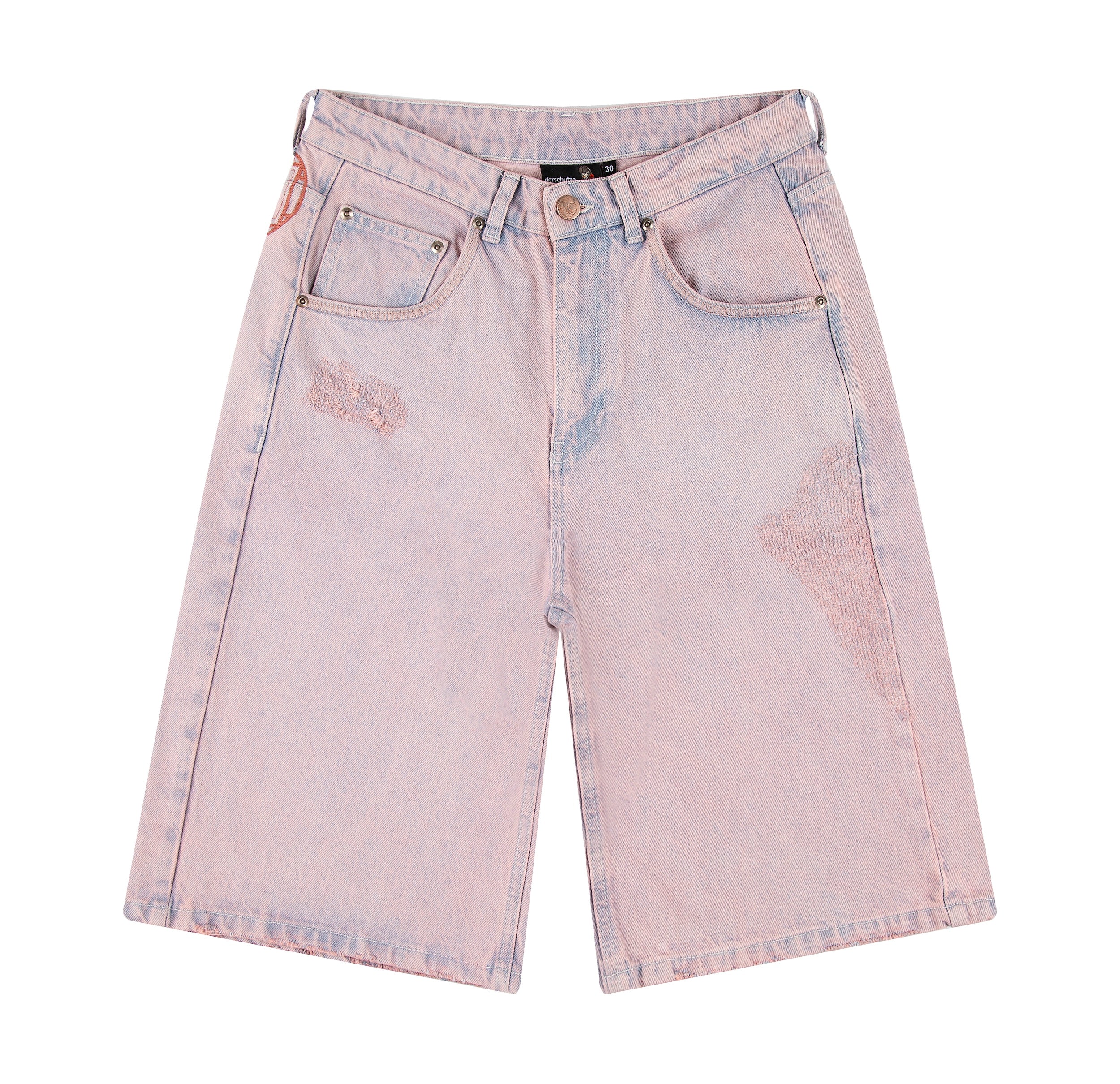 "lotus" Jorts faded rose