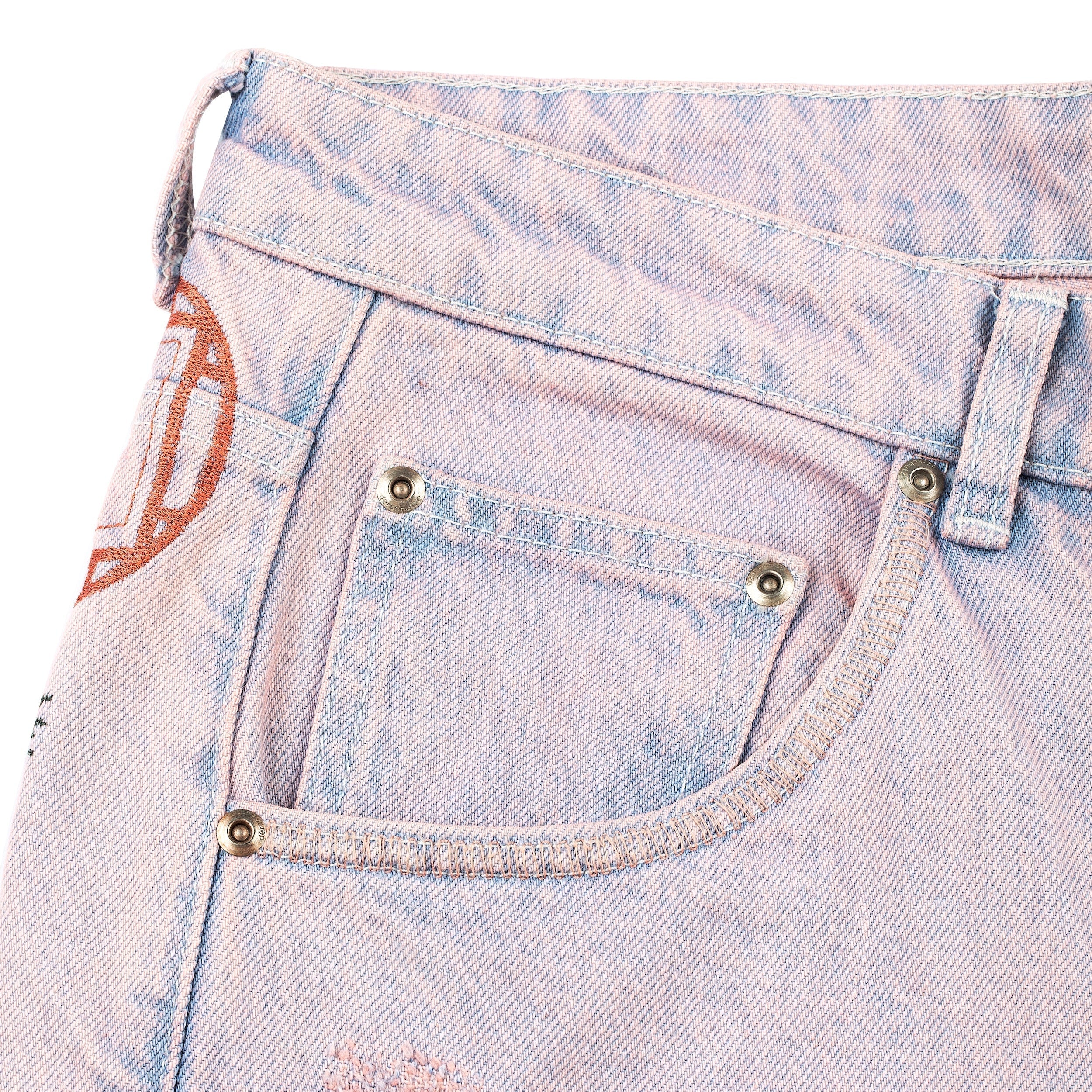 "lotus" Jorts faded rose