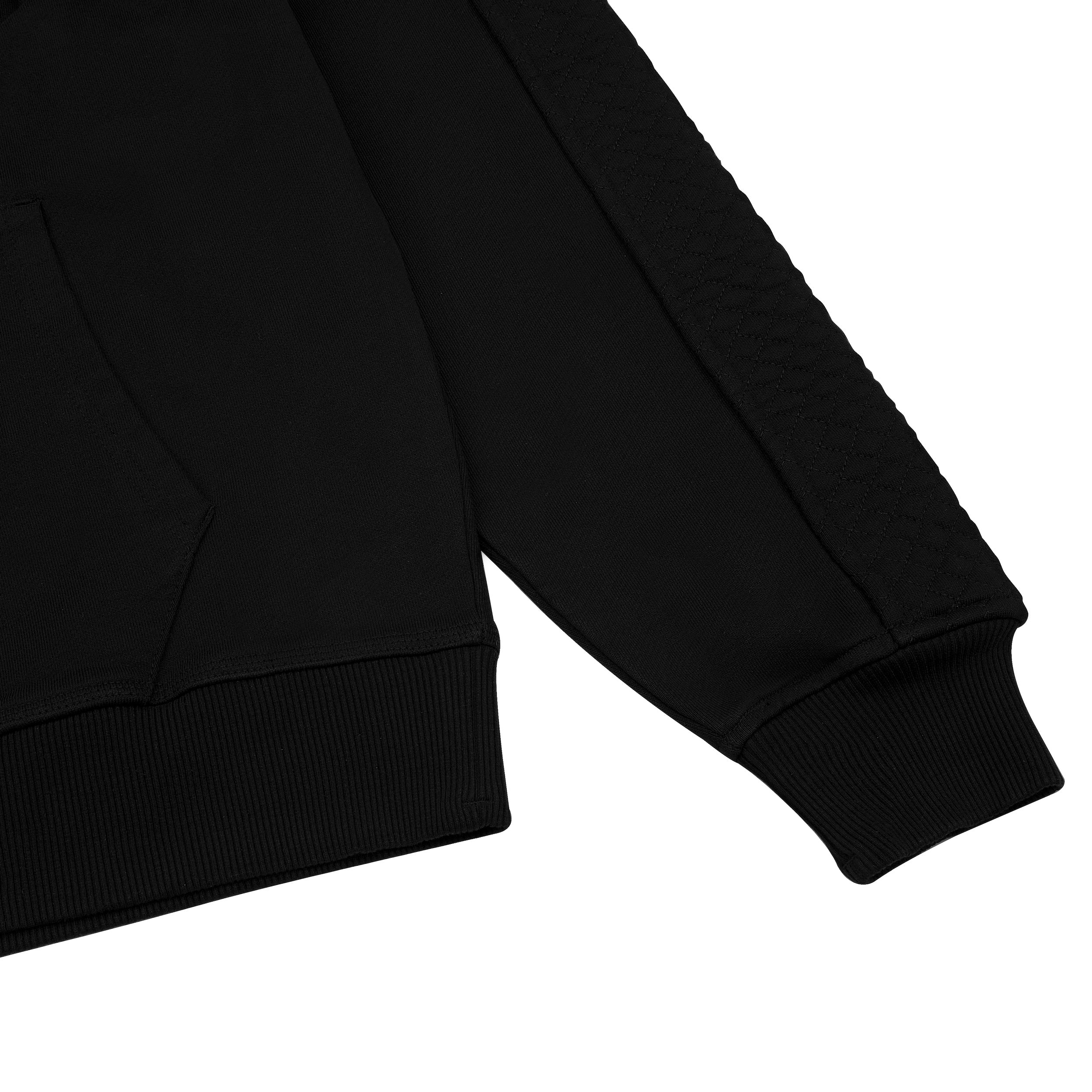 "sashiko" Hoodie black