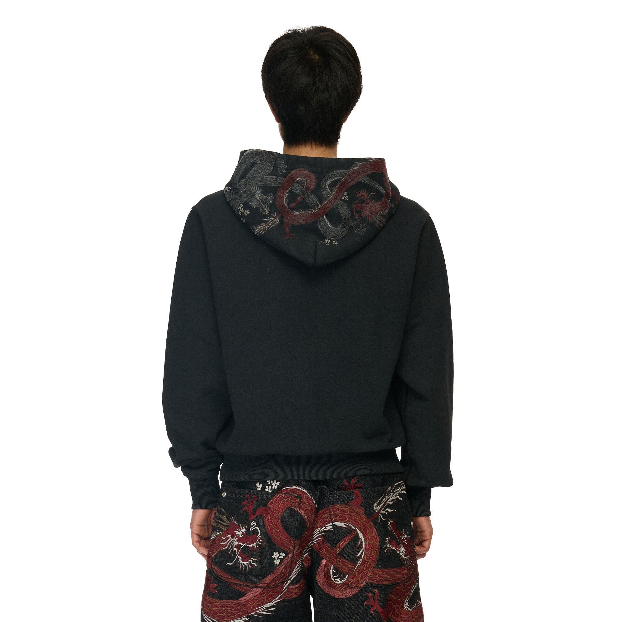 "yakuza" Hoodie black 02