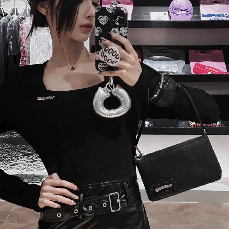 Chrome Heart Leather Bag