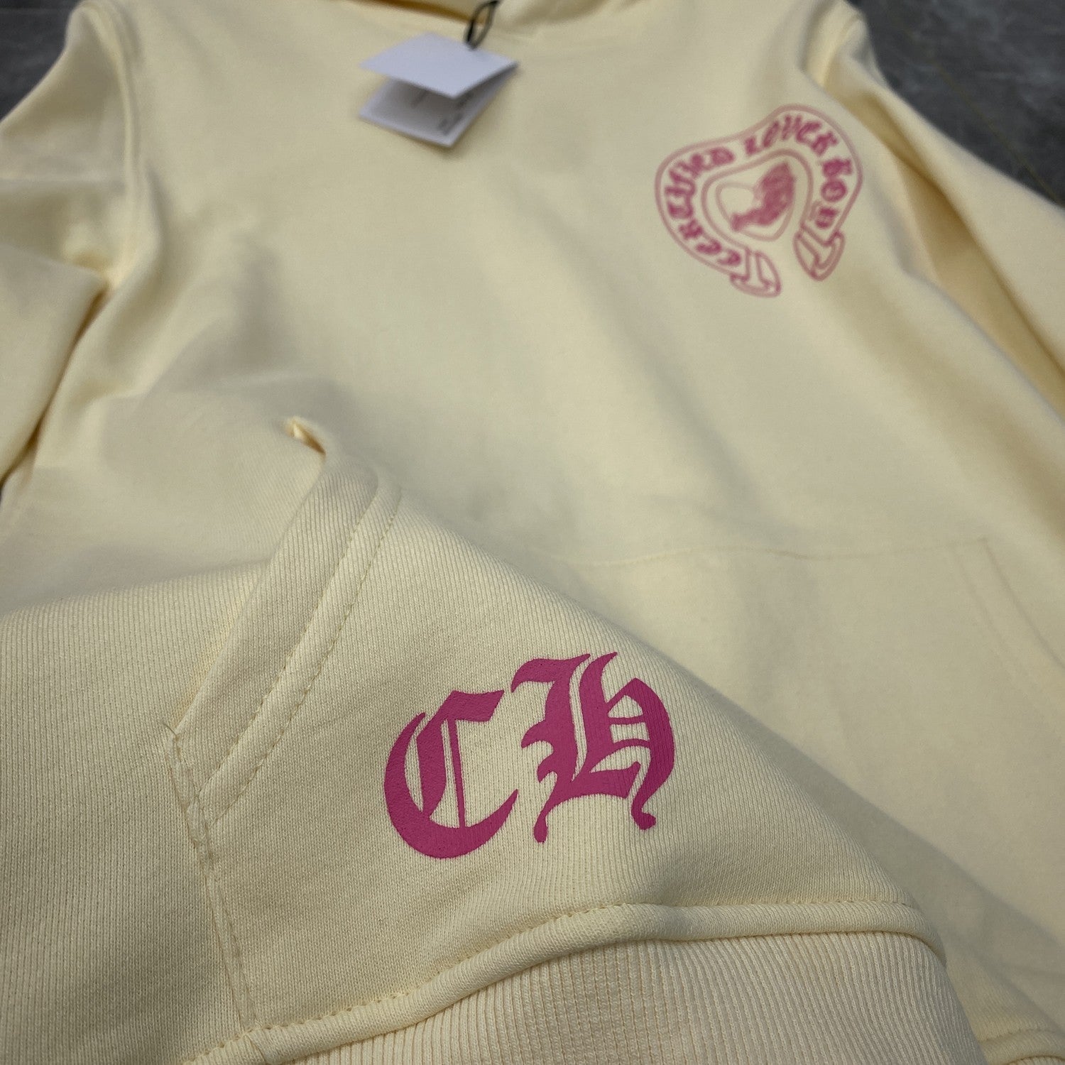 Chrome Heart Hoodie ChromeHearts Miami Cross Wash Make Old Hooded Loose Sweater