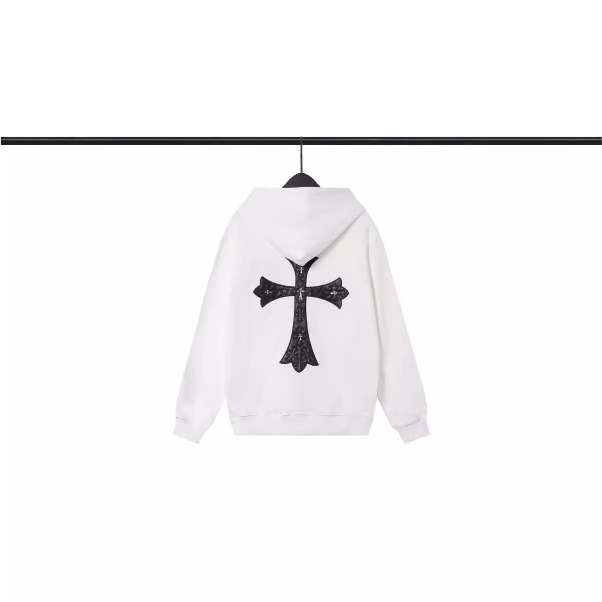 Chrome Heart Hoodie Croix Cross Hooded Sweater Loose Zip Hoodie