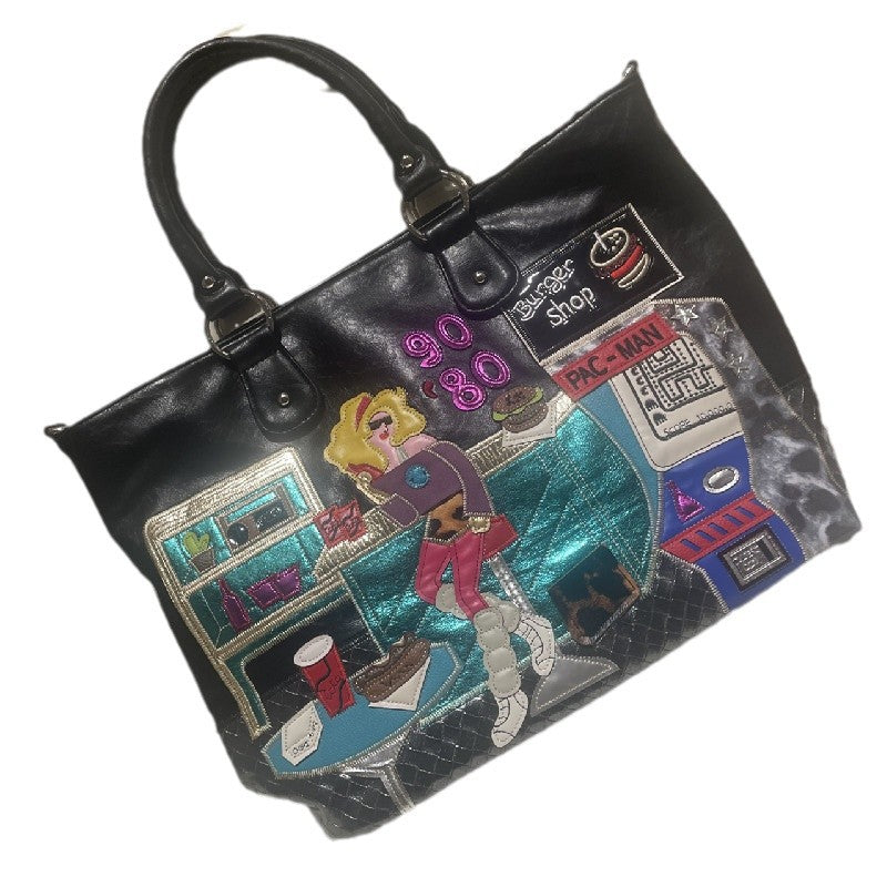 Chrome Heart Leather Bag Tote Bag