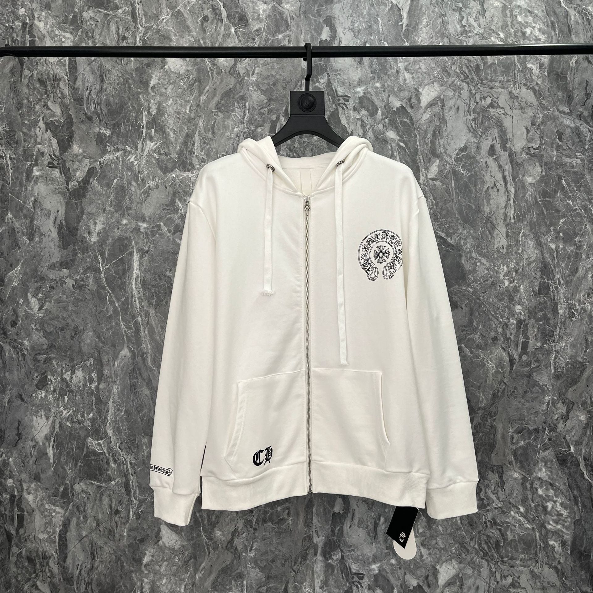 Chrome Heart Hoodie Chrome Hearts Embroidered hooded sweater hoodie